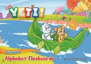 Little Yeti Pre-Junior Alphabet Flash Cards