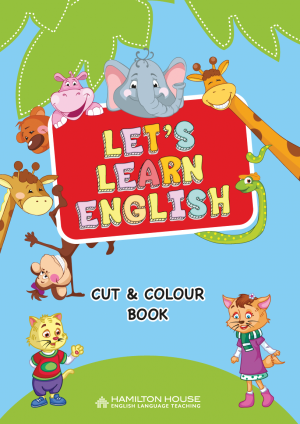 Let's Learn English: Cut and Colour Book